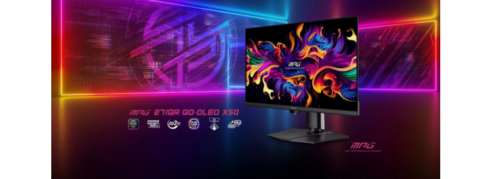 MSI MPG 271QR QD-OLED X50 - революция в мире игровых мониторов с ИИ