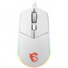 MSI Clutch GM11 White — проводная игровая мышь USB, оптическая, белая